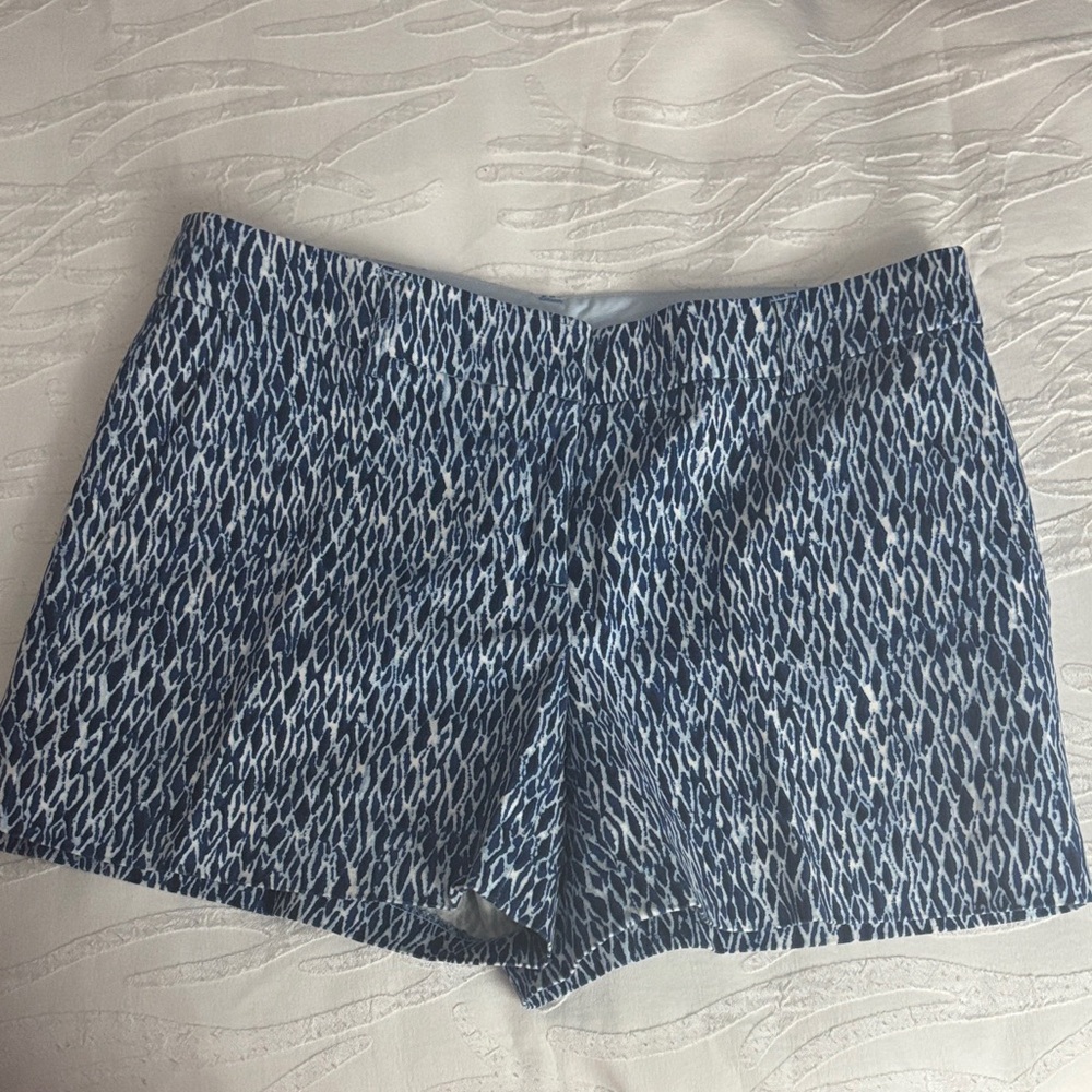 Kenar Blue and White Shorts